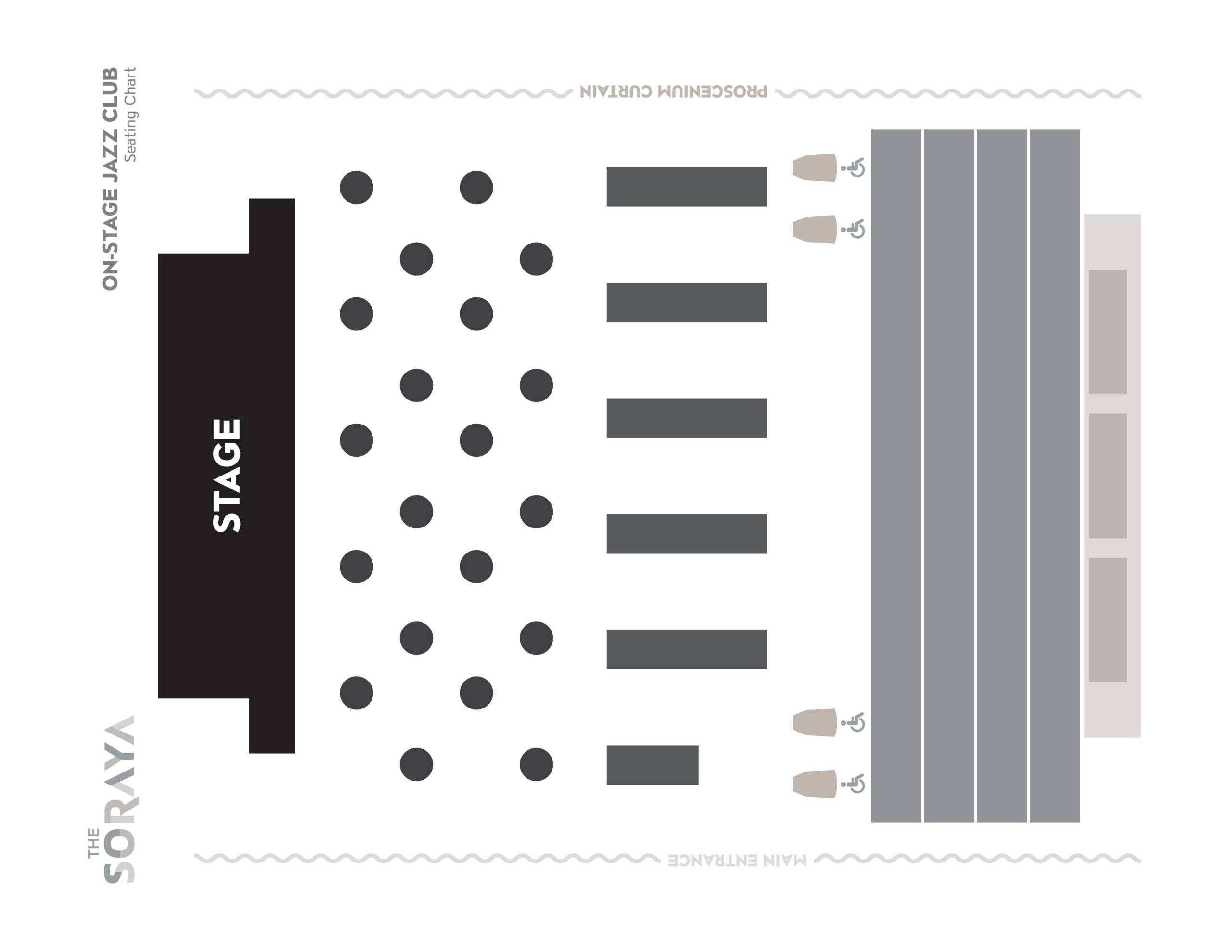 Surf Java Seating Plan Jazz Club at The Soraya